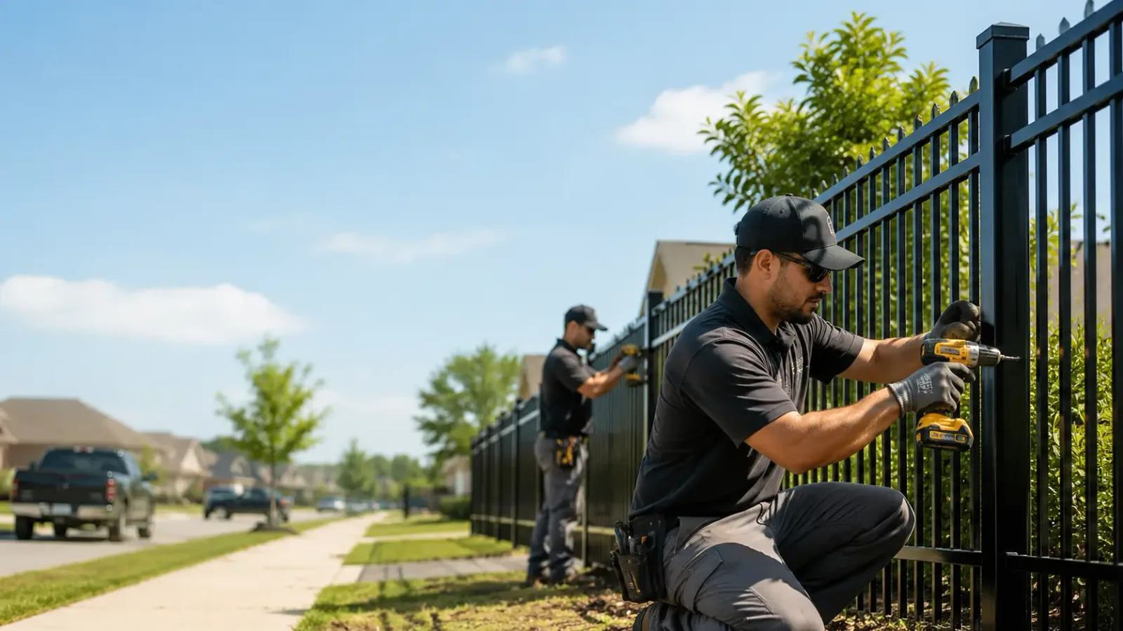 Metal Fence Installation in Brooks, ME